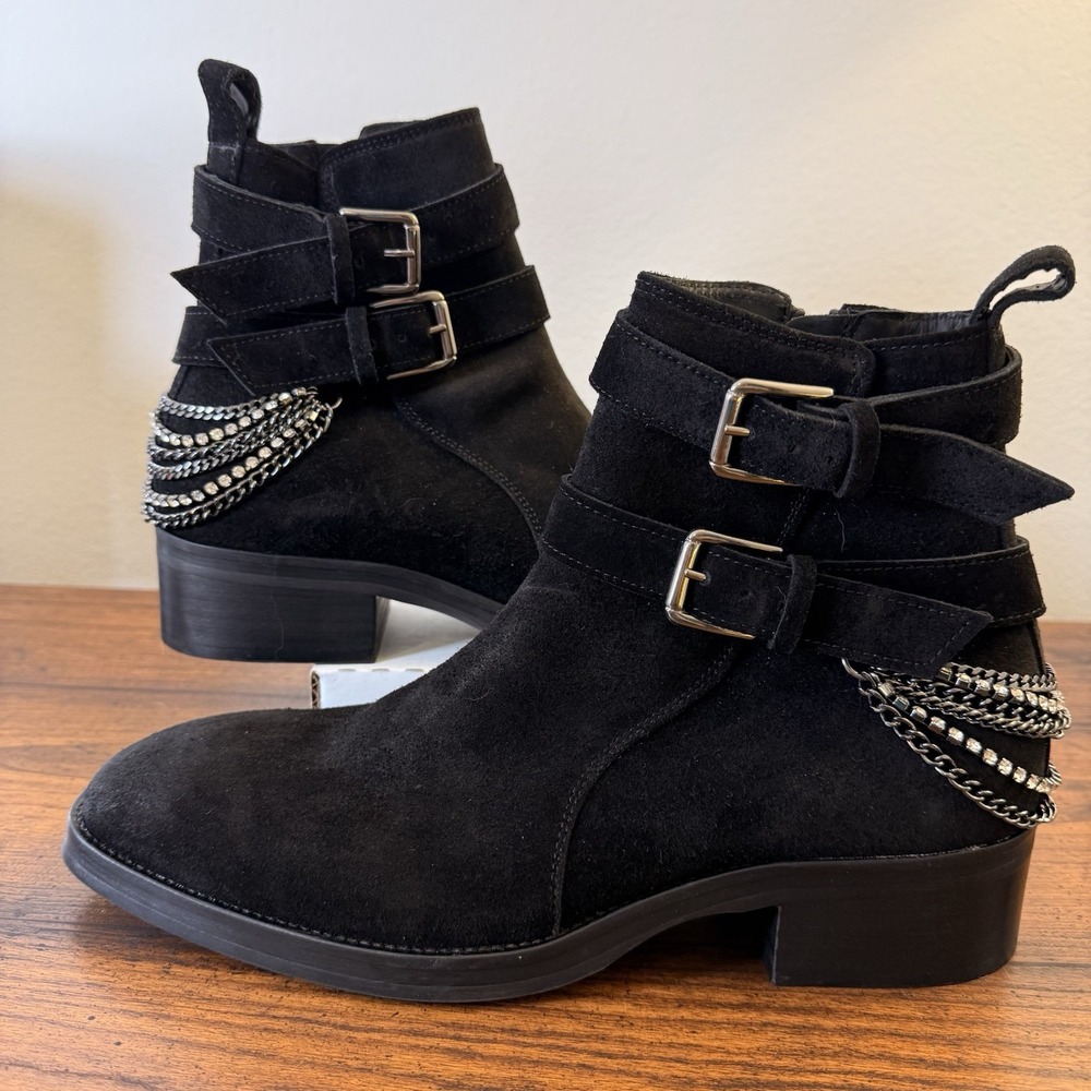 Aldo X Jordan Fisher Kairi Moto Boots 8 Rocker Edgy Alternative